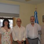 Organizadores del Congreso Argentino e Internacional de Zoonosis y de Jornadas de Enfermedades Transmisibles y de Zoonosis 2024 visitaron la Facultad de Medicina